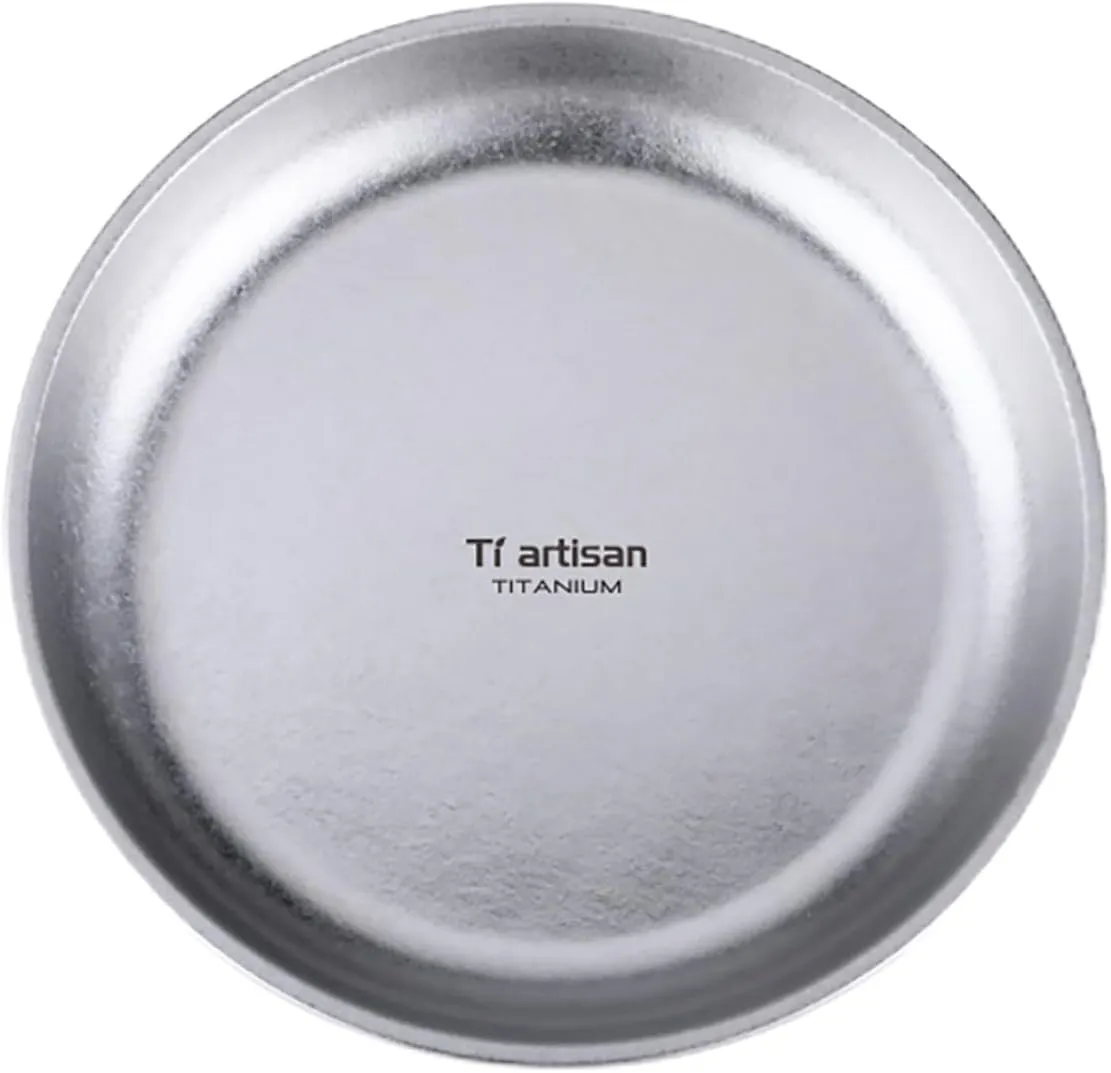 Titanium Plate Camping Picnic Tableware 27fl oz Cooking Utensils Extremely Light Dishes Bowl 110g (TA8220SS)