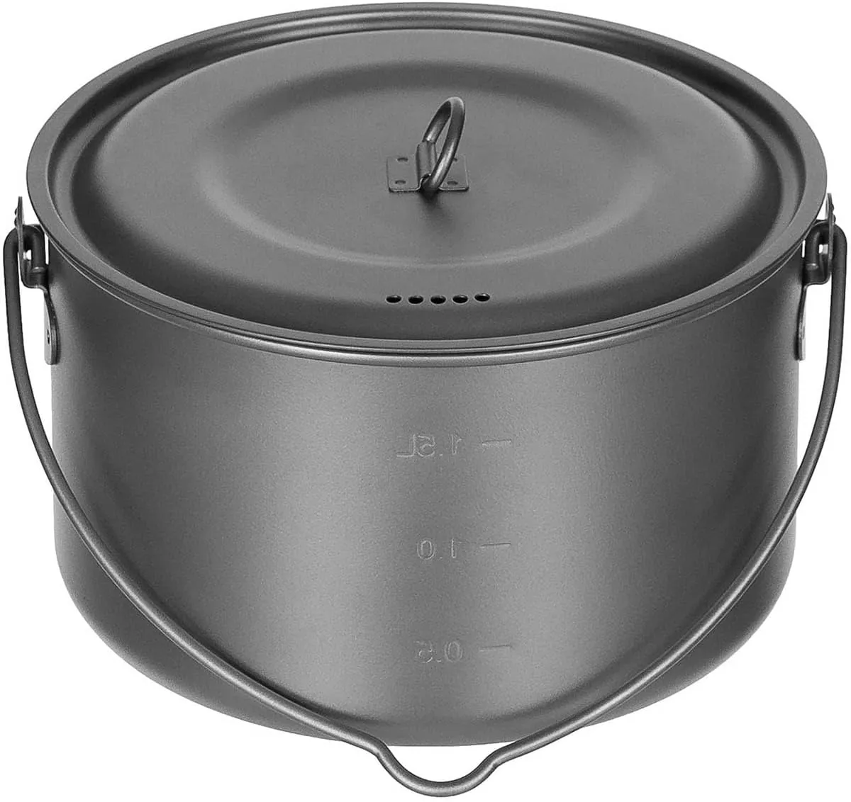 Titanium Saucepan with Lid (Large 1.95 L)