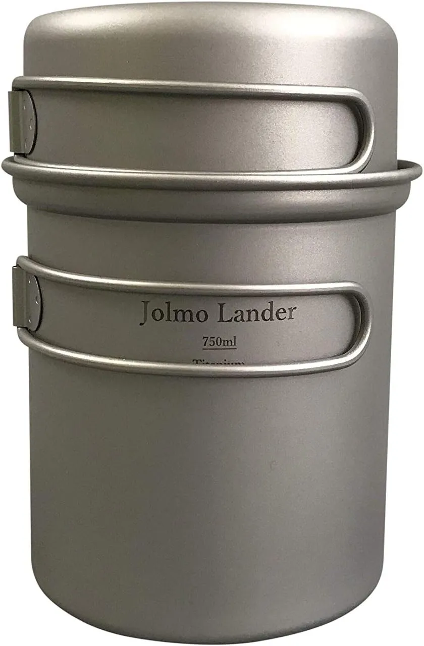 Titaniun 750ml Pot with Pan/Bowl
