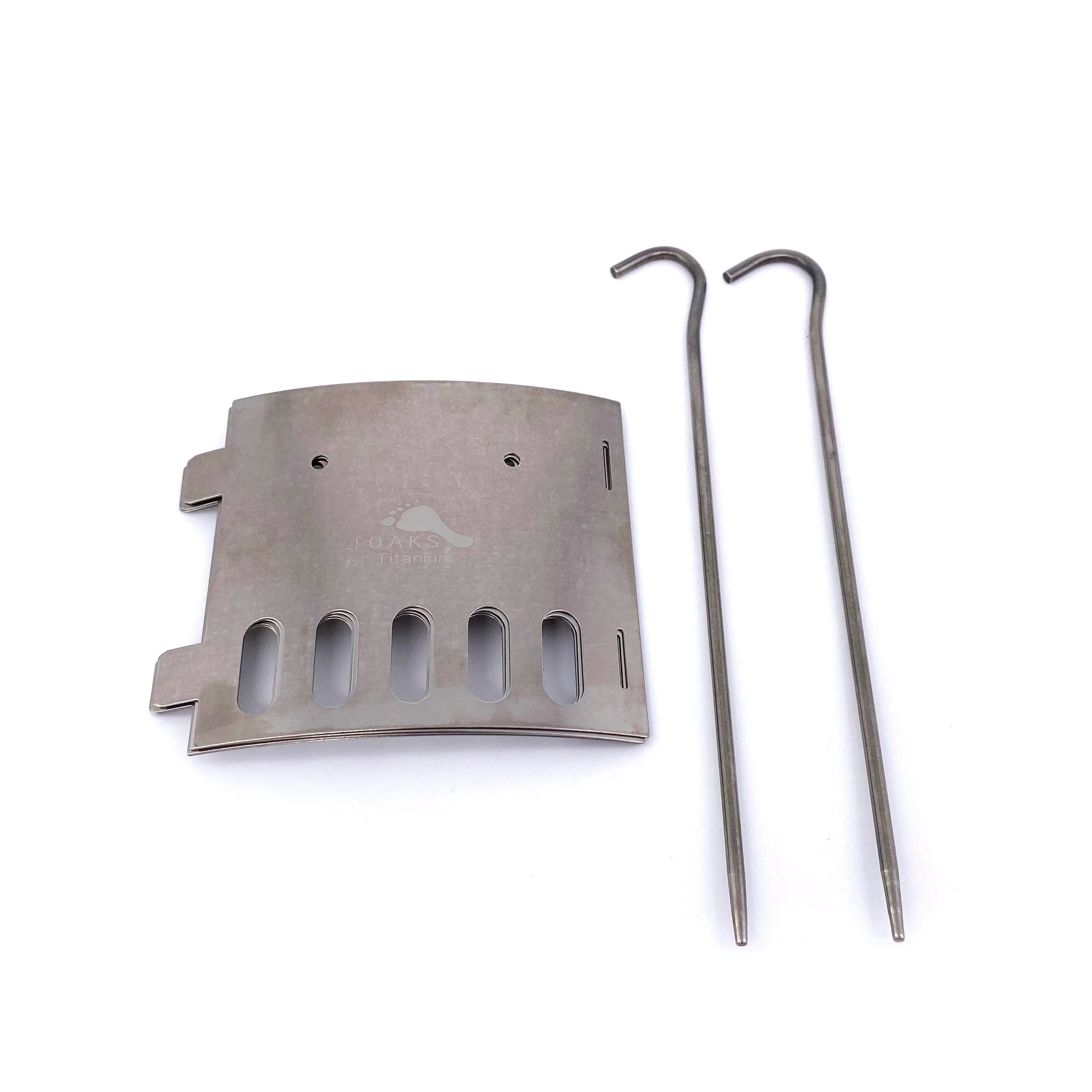 TOAKS TiStand Titanium Alcohol Stove Dual Stand And Windscreen