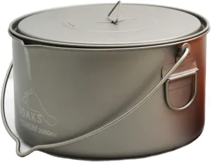 TOAKS Titanium 2000ml Pot with Bail Handle