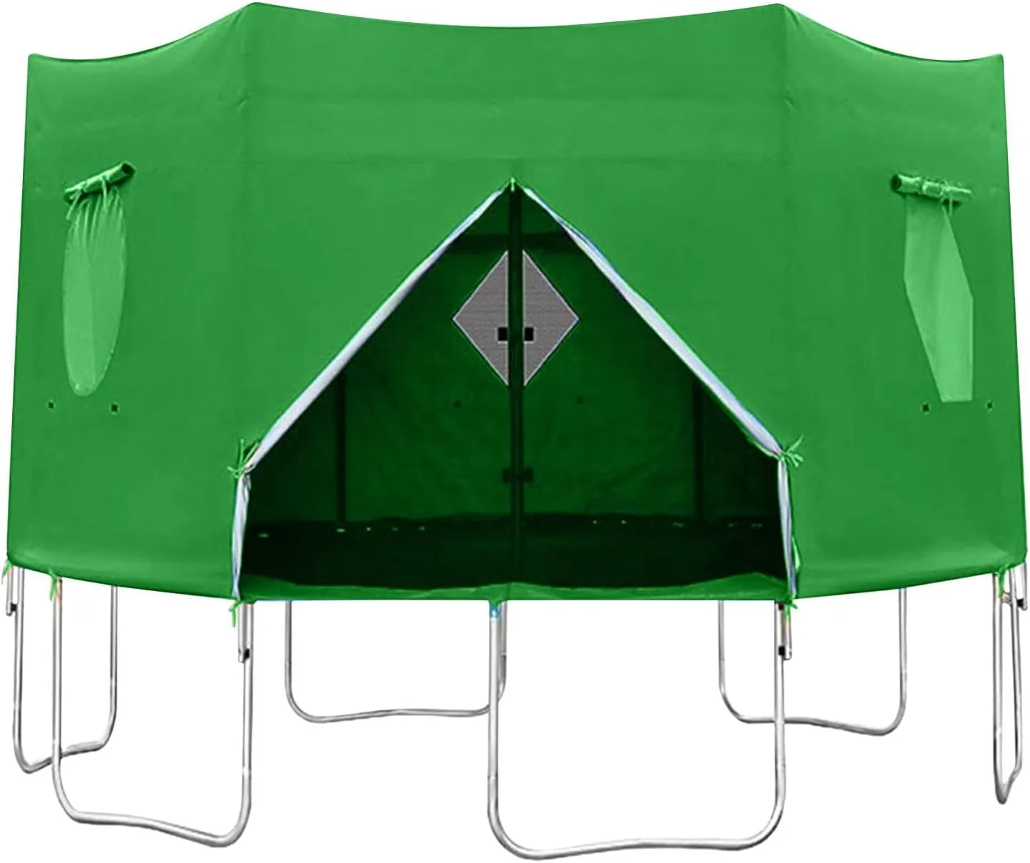 Trampoline Tent, Trampoline Shade, Anti-UV Trampoline Sunshade Trampoline Outdoor, Multipurpose Trampoline Canopy Trampoline Sun for 6 Poles Trampoline