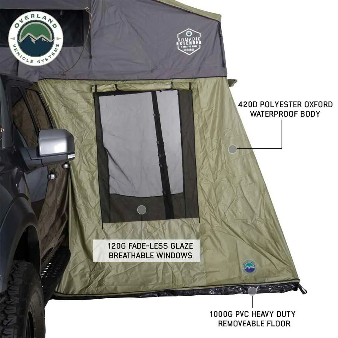 Trim Green & Protected Room With High-performance HD Annex Floor, Nomadic N3E Body Green -