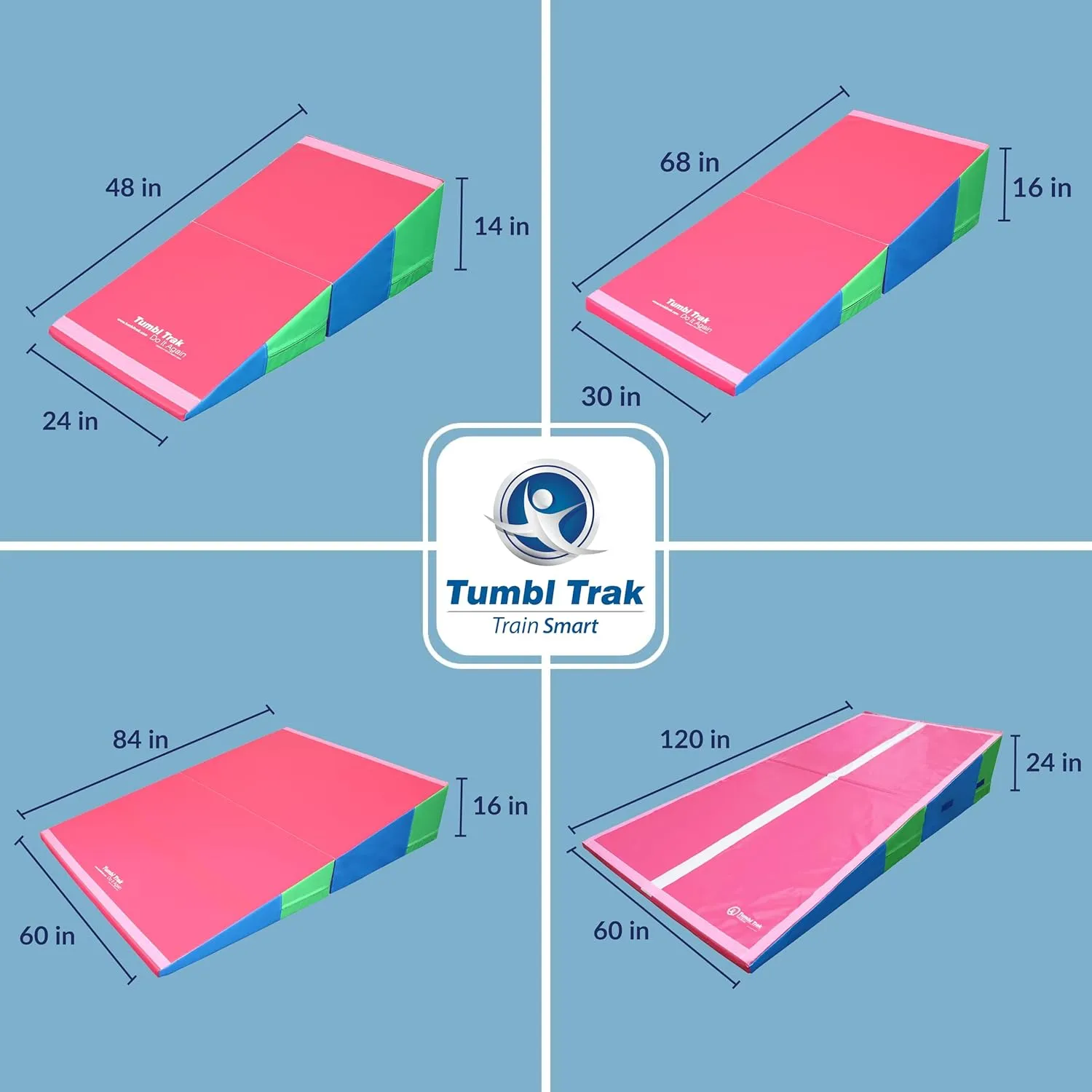 Tumbl Trak Folding Incline Mat