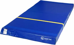 Tumbl Trak Folding Practice Mat, 5ft x 10ft x 8in, Crash Pad for Gymnastics, Cheerleading, Dance and Martial Arts