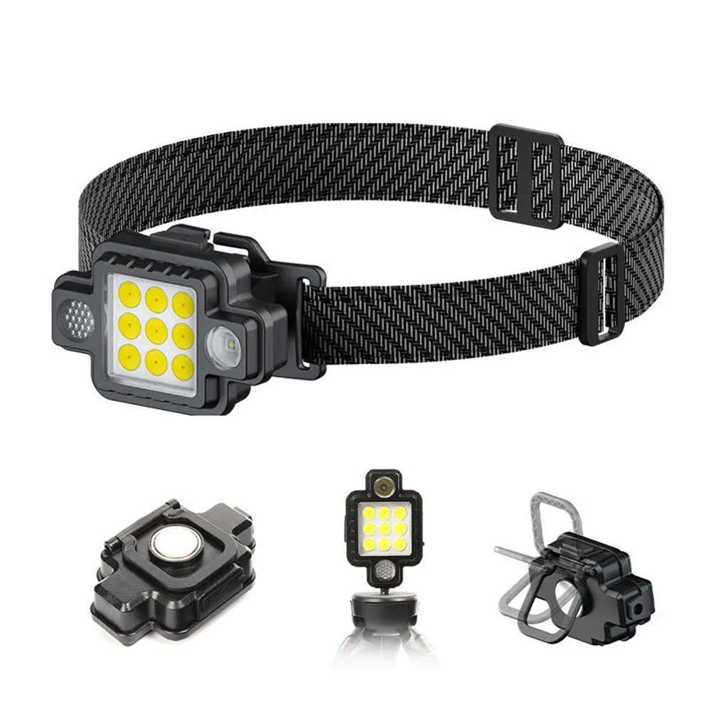 USB Rechargeable Headlamp Outdoor Flashlight