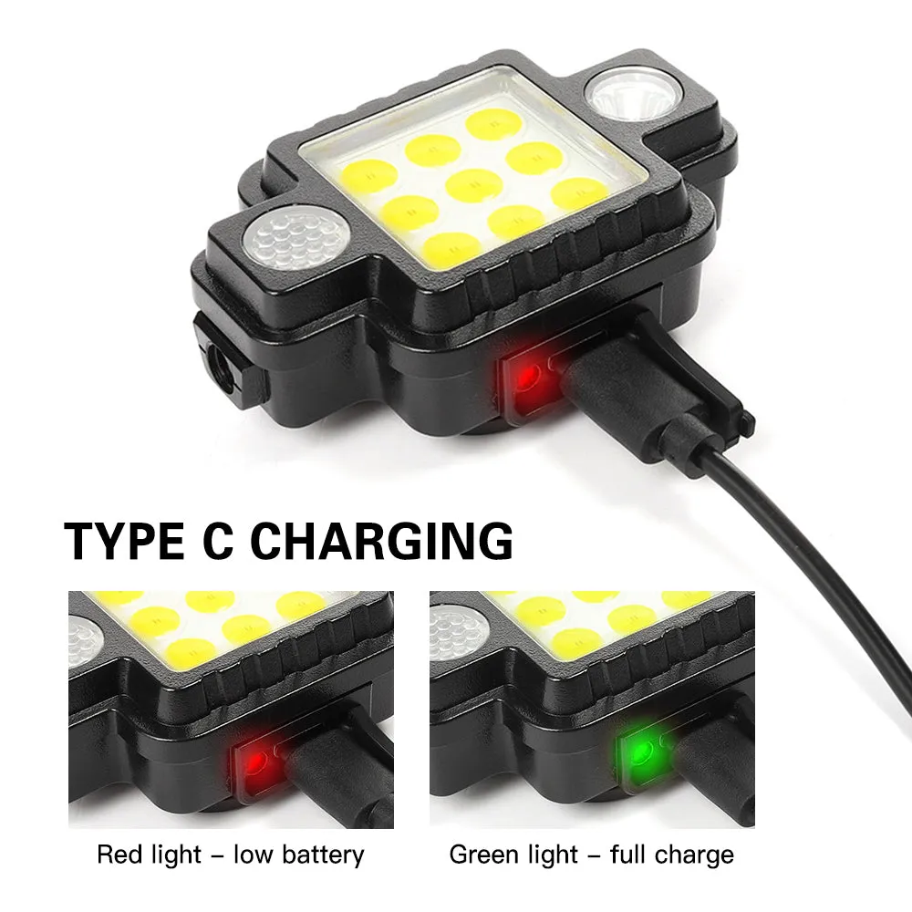 USB Rechargeable Headlamp Outdoor Flashlight