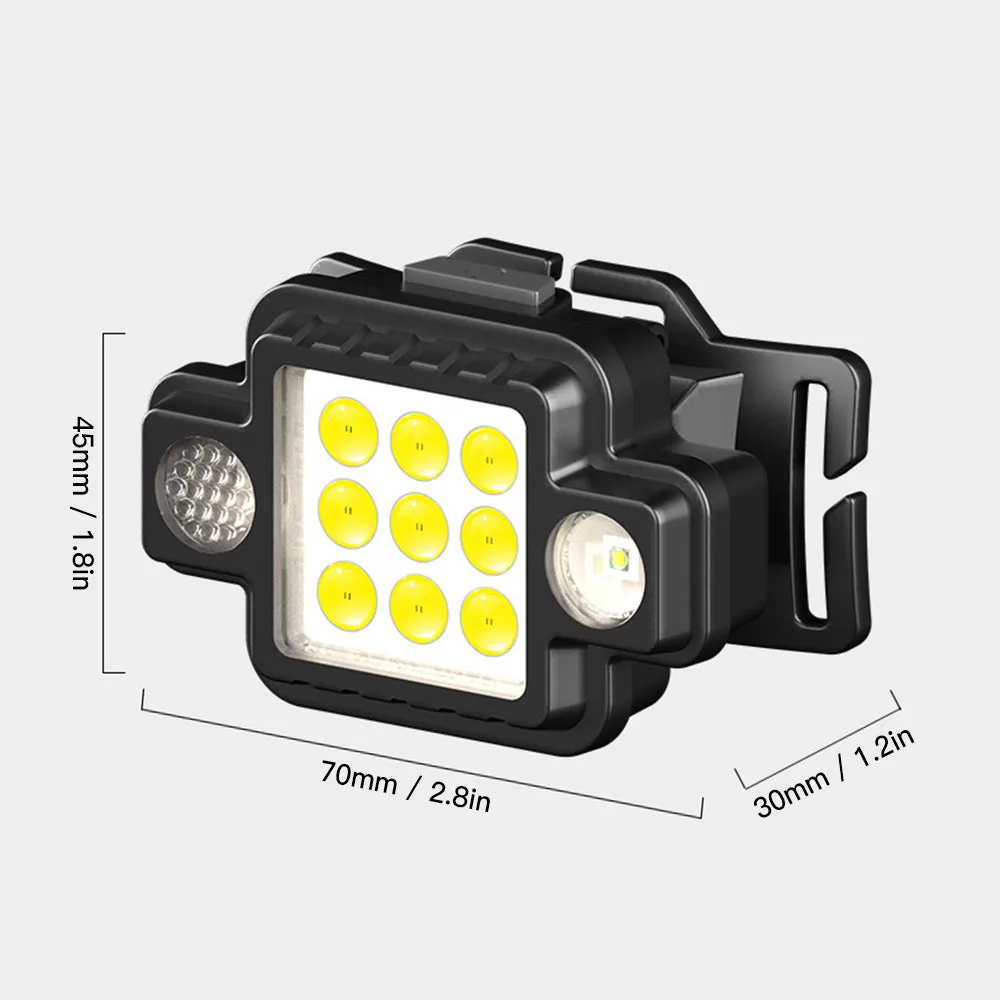 USB Rechargeable Headlamp Outdoor Flashlight