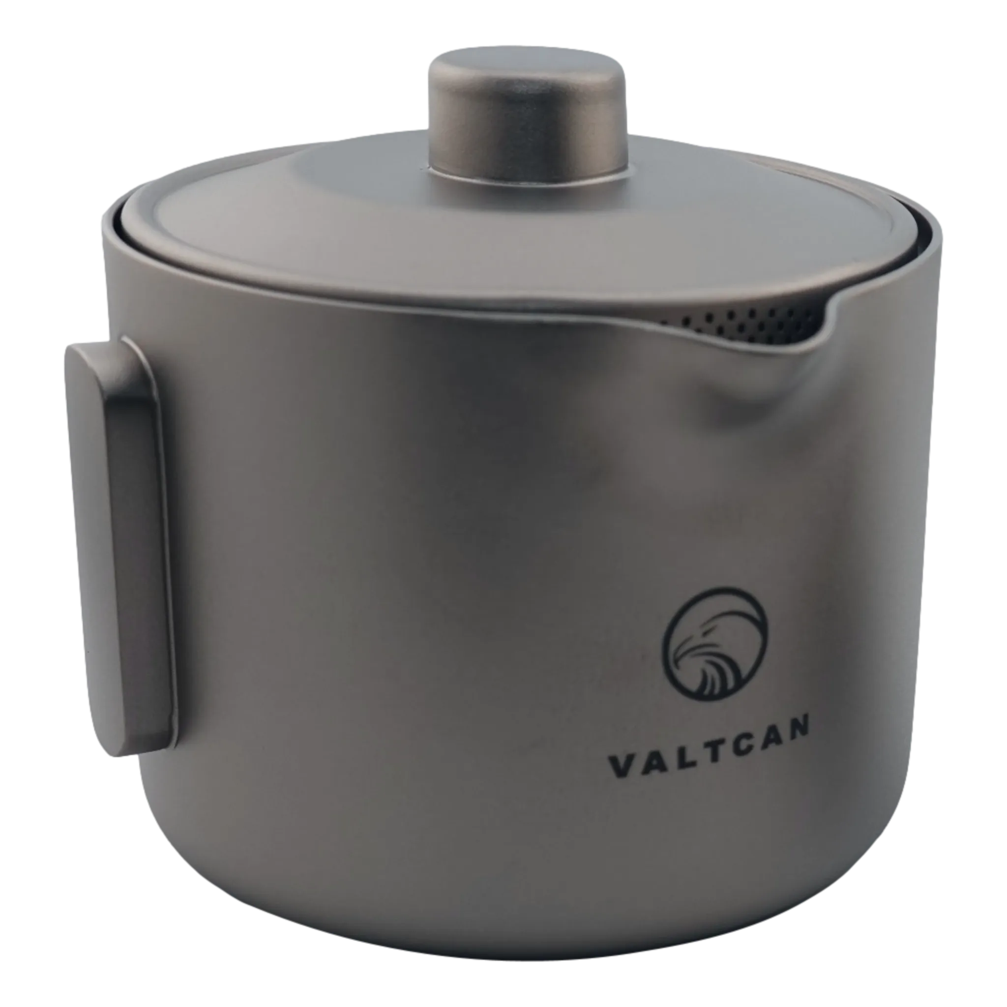 Valtcan Titanium Gaiwan Double Wall Teapot Single Serve Brew Tea Puer Leaves 180ml 6oz 98g