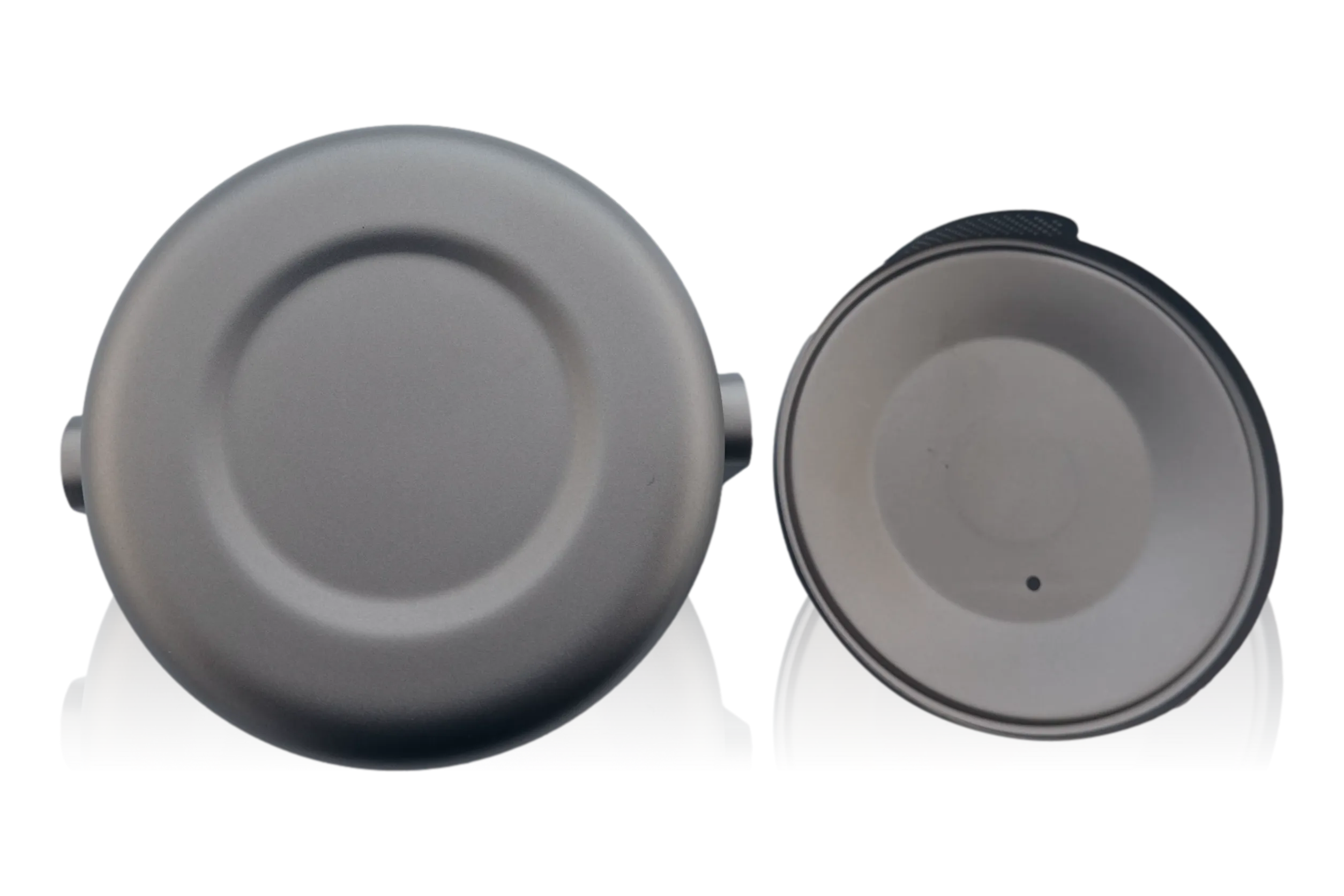 Valtcan Titanium Gaiwan Double Wall Teapot Single Serve Brew Tea Puer Leaves 180ml 6oz 98g