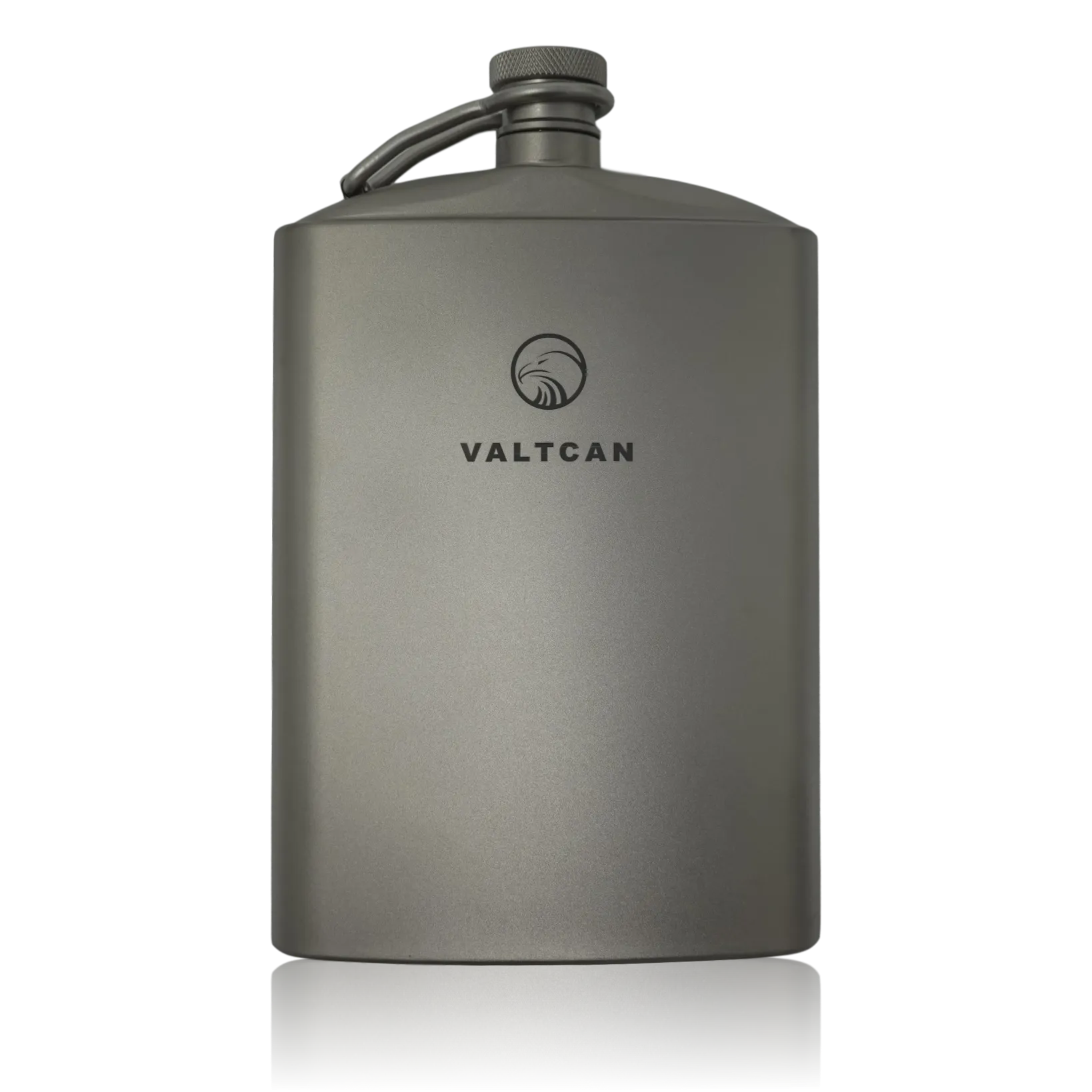 Valtcan Titanium Hip Flask Canteen 260ml 8.8 oz Capacity Ultralight 144g