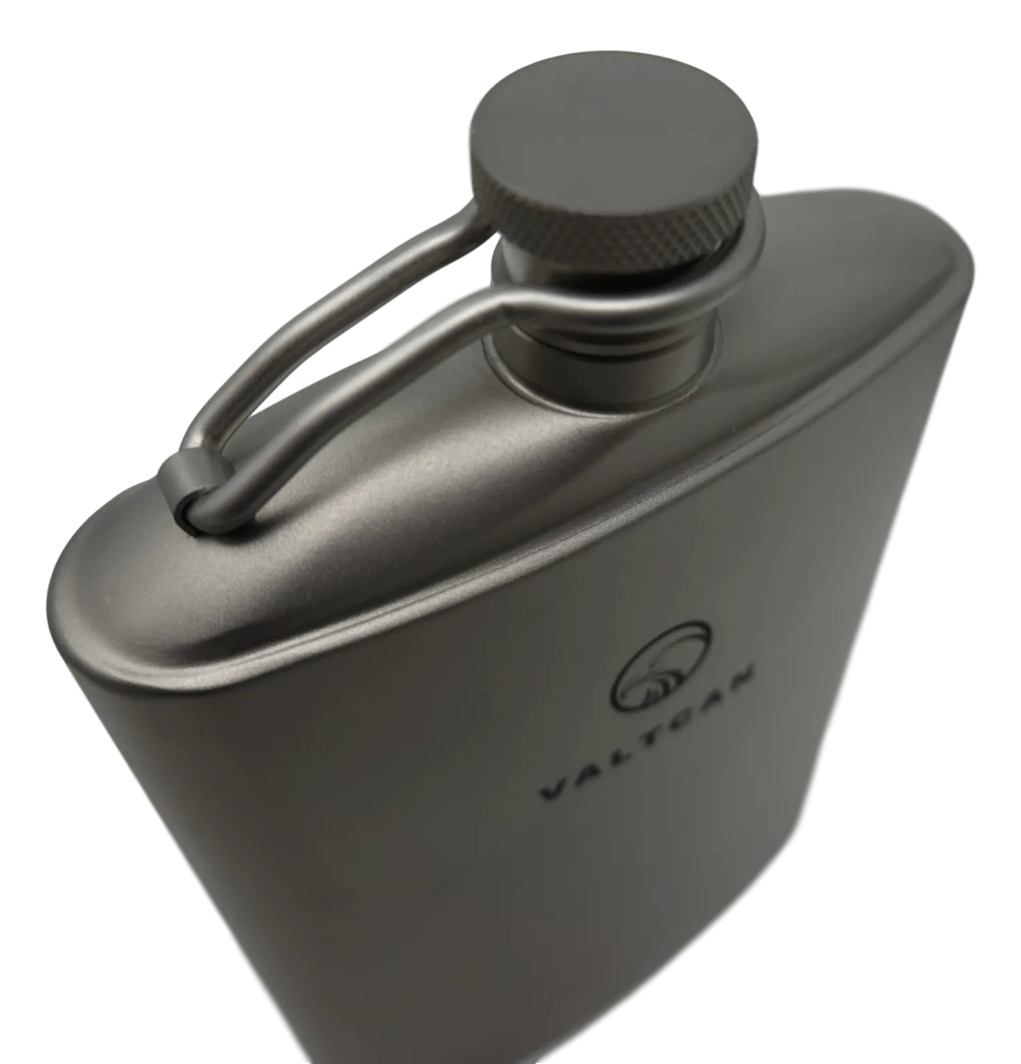 Valtcan Titanium Hip Flask Canteen 260ml 8.8 oz Capacity Ultralight 144g