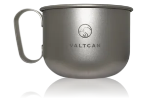 Valtcan Titanium Mug 500ml with Solid Handle 16.9 oz Cup for Coffee and Tea 98g
