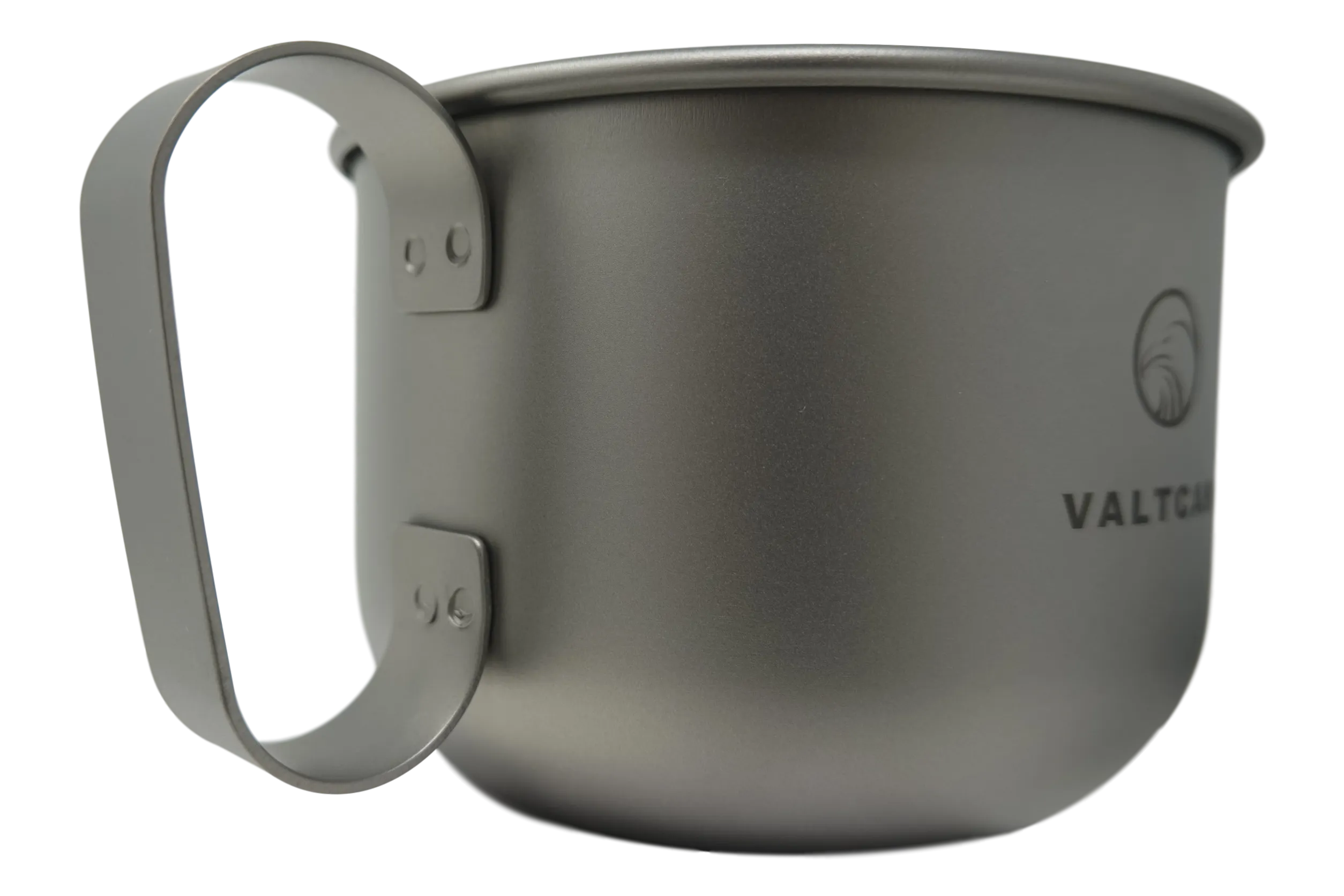Valtcan Titanium Mug 500ml with Solid Handle 16.9 oz Cup for Coffee and Tea 98g