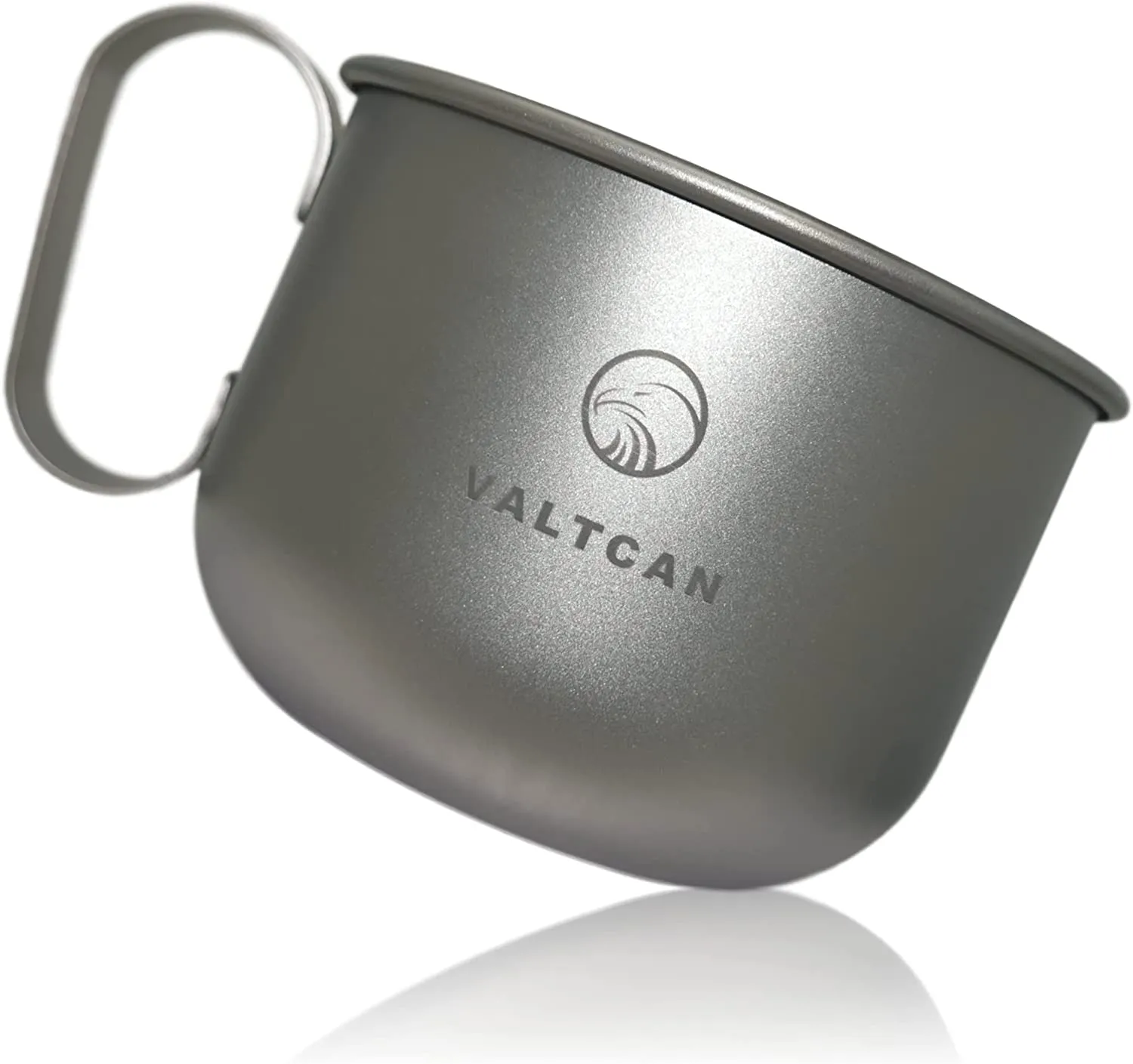 Valtcan Titanium Mug 500ml with Solid Handle 16.9 oz Cup for Coffee and Tea 98g