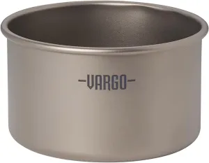 Vargo Titanium BOT Series BOT BOWL - 400ml Capacity Bowl - Ultralight 1.6oz (45g) Nesting Backpacking Bowl