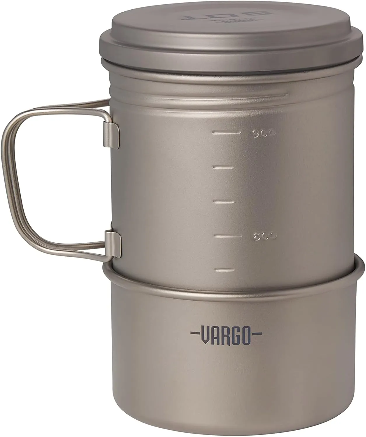 Vargo Titanium BOT Series BOT BOWL - 400ml Capacity Bowl - Ultralight 1.6oz (45g) Nesting Backpacking Bowl