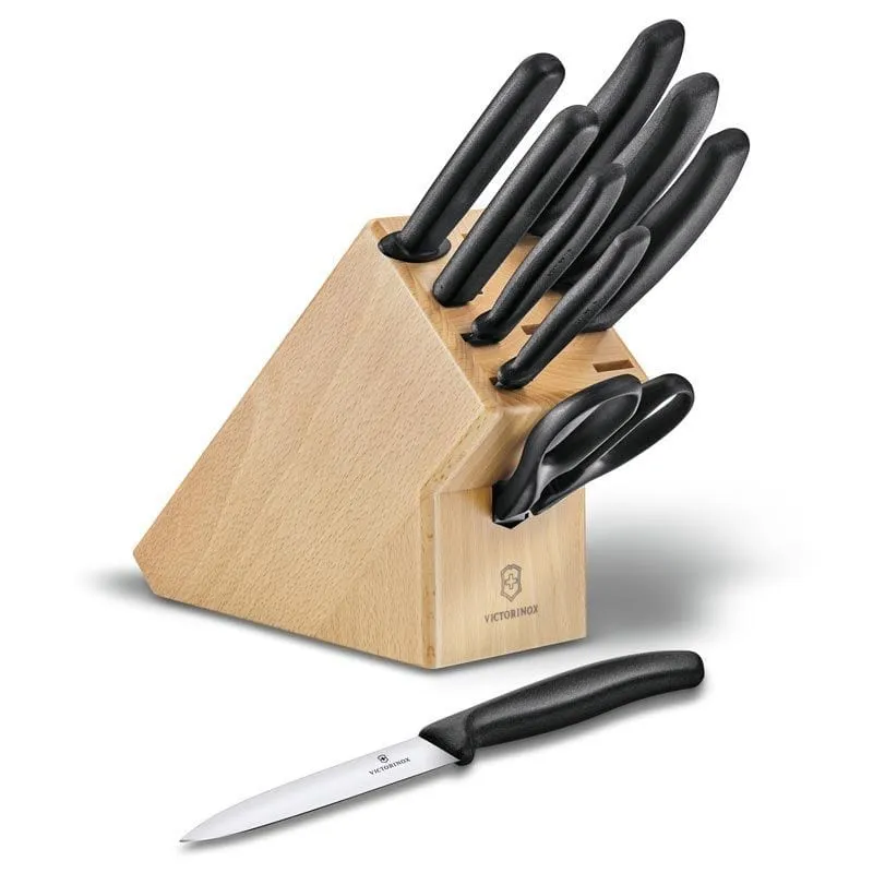 Victorinox Swiss Classic Cutlery Knife Block 9 Piece Set V6.7193.9