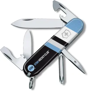Victorinox Tinker Swiss Army Knife – Compact 12 Function Swiss Made Pocket Knife with Large Blade, Small Blade and Bottle Opener – Utah Hockey Club