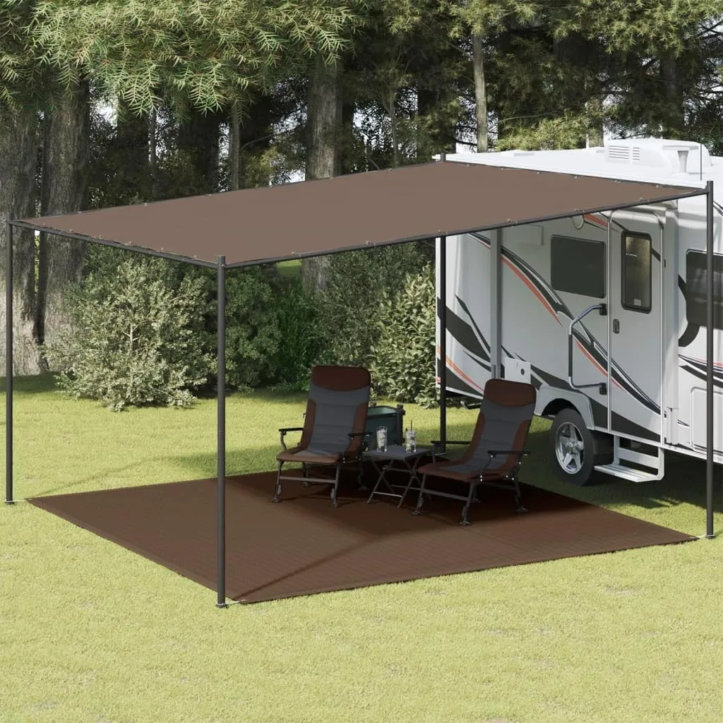 vidaXL Tent Carpet 157.5x157.5 Brown