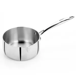 VINOD Doniv Titanium Triply Stainless Steel Milk Pan 18 cms, Capacity 2.20 Liter