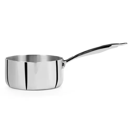 VINOD Doniv Titanium Triply Stainless Steel Milk Pan 18 cms, Capacity 2.20 Liter
