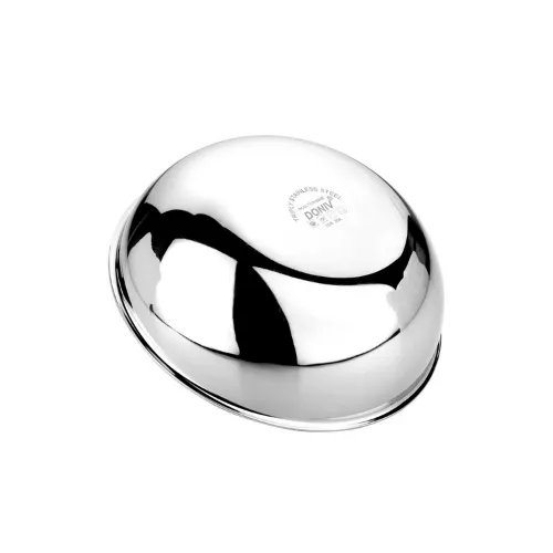 VINOD Doniv Titanium Triply Stainless Steel Tasla 24 cms, 2.60 Liter Capacity, Induction Friendly