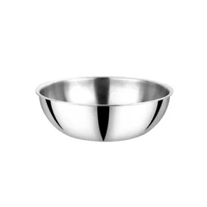 VINOD Doniv Titanium Triply Stainless Steel Tasla 24 cms, 2.60 Liter Capacity, Induction Friendly