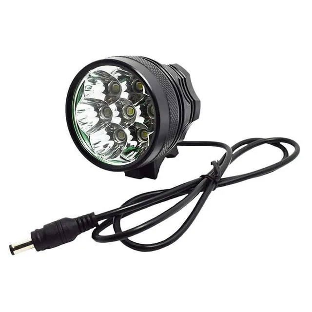 WasaFire 10000 Lumen Bicycle Light 7* XML T6 Bike Headlight Cycling LED MTB Bike Front Light   Rechargeable 18650 Battery Pack