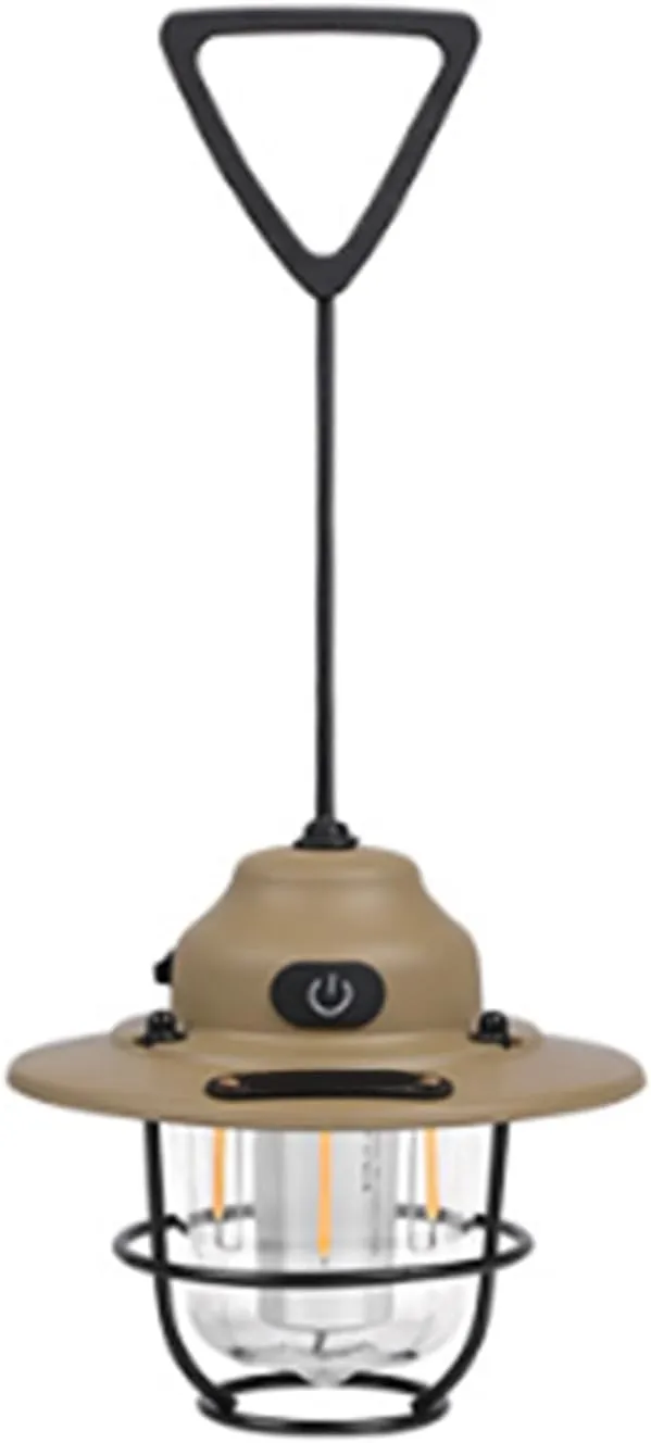Watertight Camping Tent Lamp Rechargeables Lamp Decors Hangings Lamp with 4 Lighting Modes
