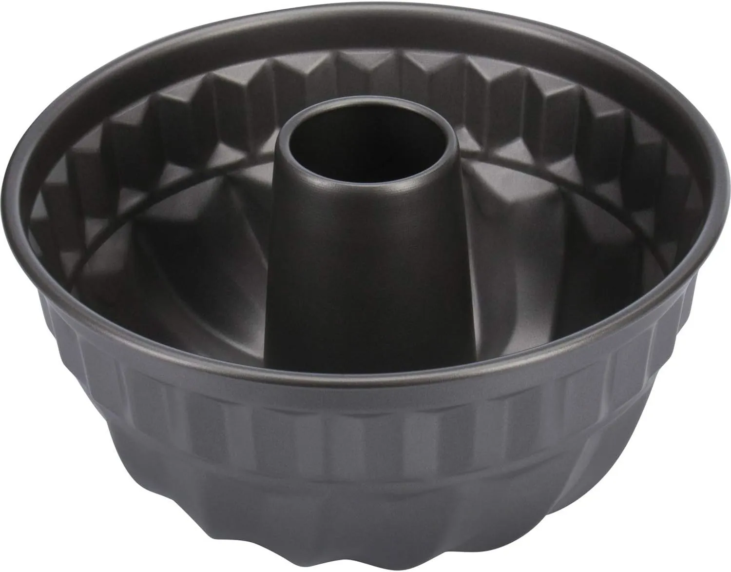 Westmark 8.5" Nonstick Fluted Tube Cake Pan, Gray