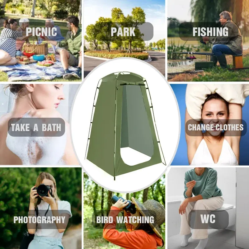 WESTTUNE Portable Privacy Shower Tent – Waterproof Outdoor Changing Room for Camping & Beach