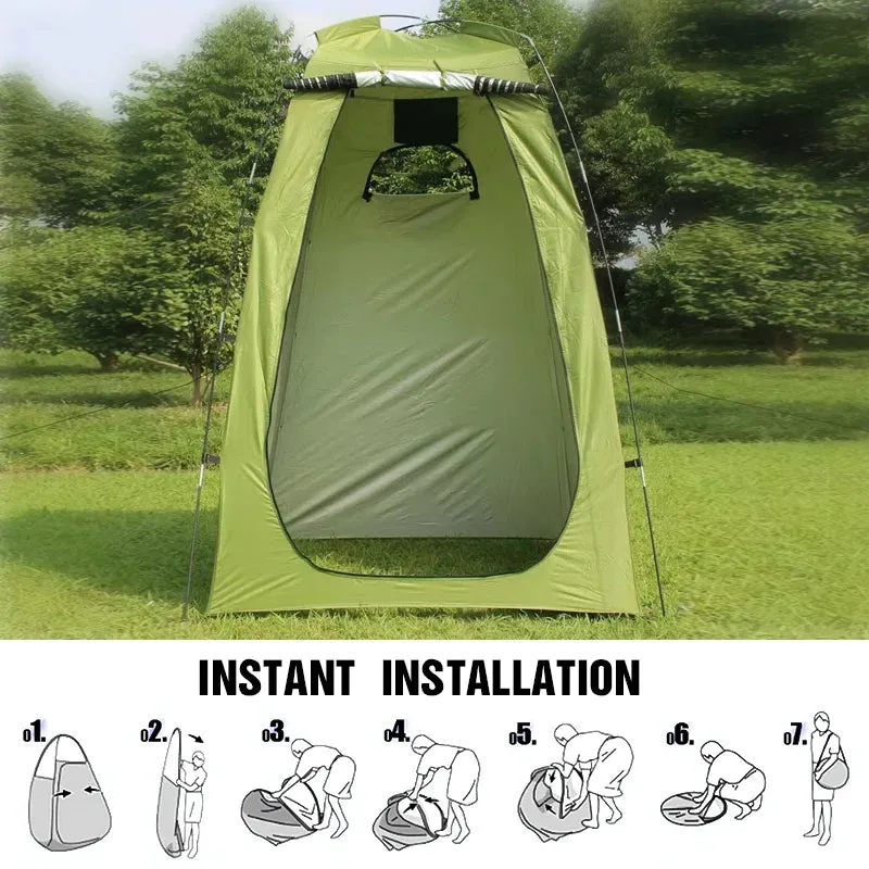 WESTTUNE Portable Privacy Shower Tent – Waterproof Outdoor Changing Room for Camping & Beach