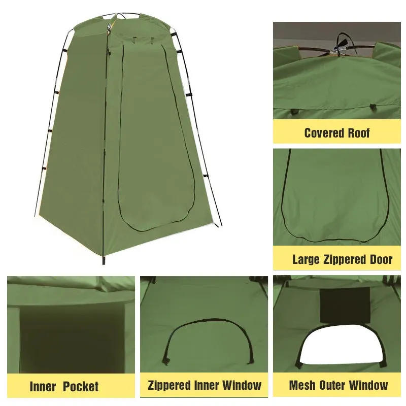 WESTTUNE Portable Privacy Shower Tent – Waterproof Outdoor Changing Room for Camping & Beach