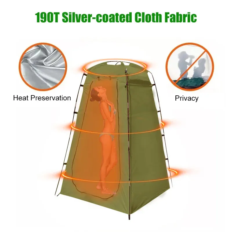 WESTTUNE Portable Privacy Shower Tent – Waterproof Outdoor Changing Room for Camping & Beach