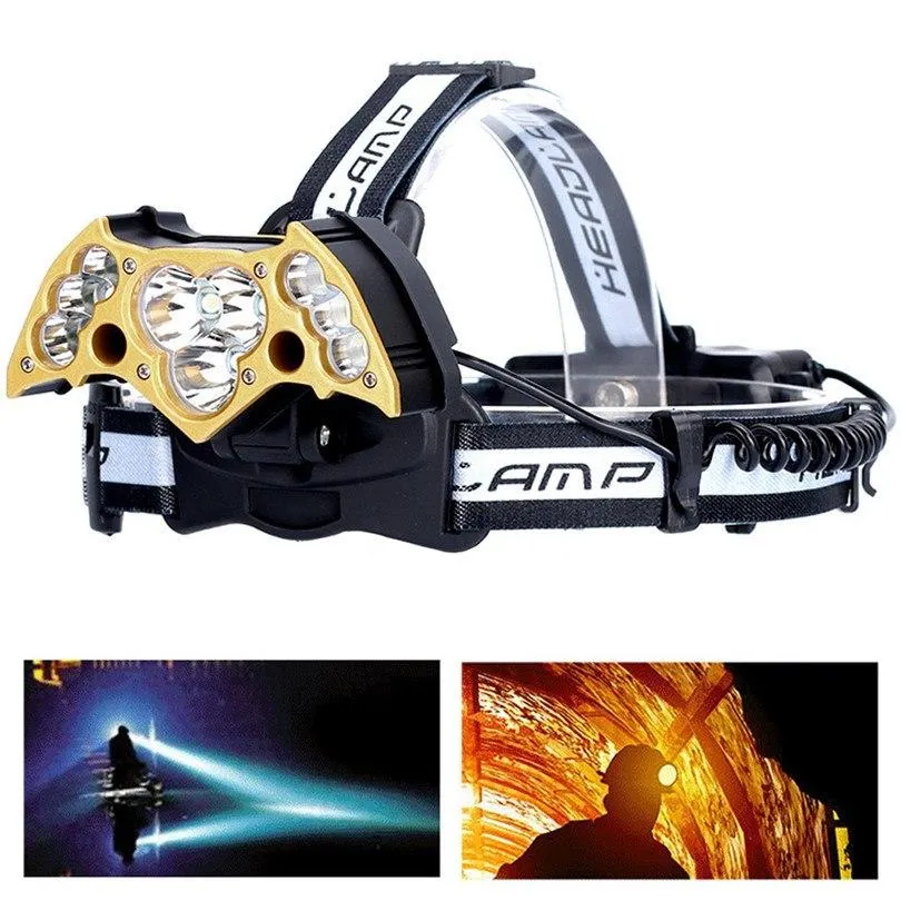 XM-L T6 LED Rechargeable headlight flashlight Zoomable with 2x18650 battery   charger for camping hiking cycling new A30