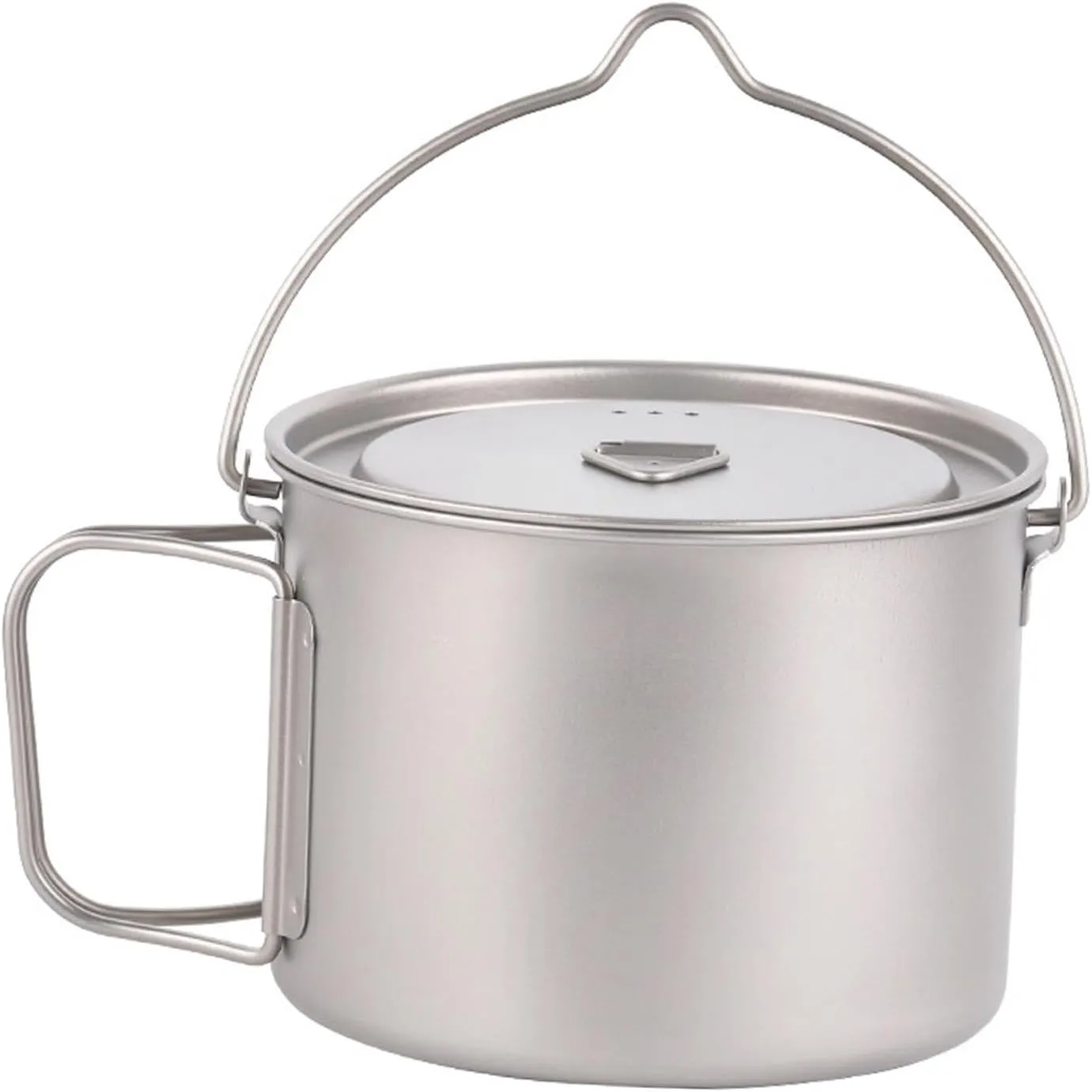 Yiju 900ml Outdoor Titanium Pot Bottle Outdoor Mug for Hiking Backpacking Picnic