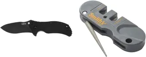 Zero Tolerance 0350 Folding Pocket Knife; 3.25” S30V Stainless Steel Blade with Black Tungsten DLC Finish; Textured G-10 Handle Scales, SpeedSafe Assisted Opening, Liner Lock, Quad-Mount Clip; 6.2 OZ.