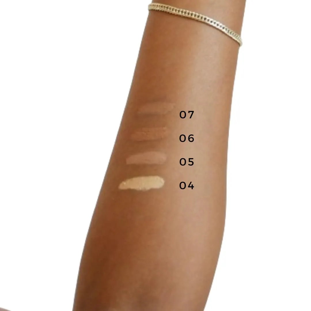 Zero-Waste Concealer | Gentle Sensitivei Skin Toxic-Free Formula | Vegan & Eco-friendly Compostable Jar | Under-eye and Uneven Skin-tone coverage (04 - Tan with Warm Undertones) 0.25 oz