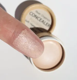 Zero-Waste Concealer | Gentle Sensitivei Skin Toxic-Free Formula | Vegan & Eco-friendly Compostable Jar | Under-eye and Uneven Skin-tone coverage (Porcelain) 0.25 oz