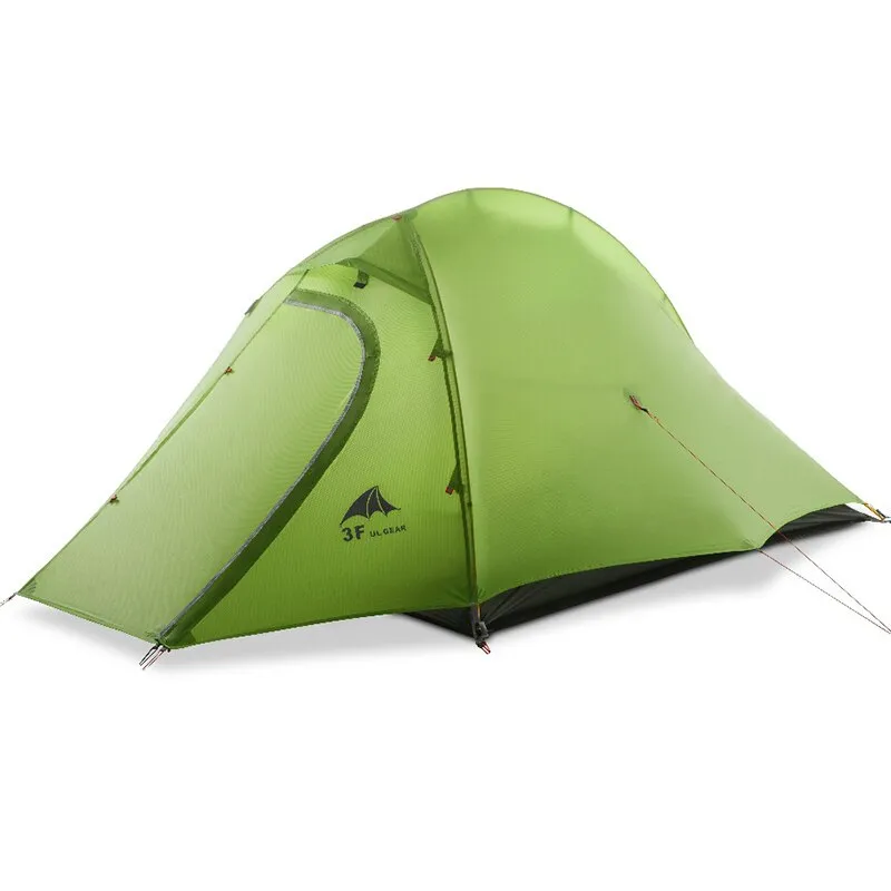 ZhengTu 2 Ultralight 15D Coated Silicon 3 or 4 Season Camping Tent 2 Person