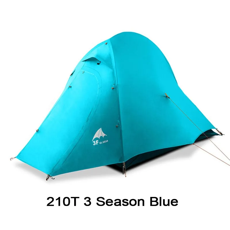 ZhengTu 2 Ultralight 15D Coated Silicon 3 or 4 Season Camping Tent 2 Person