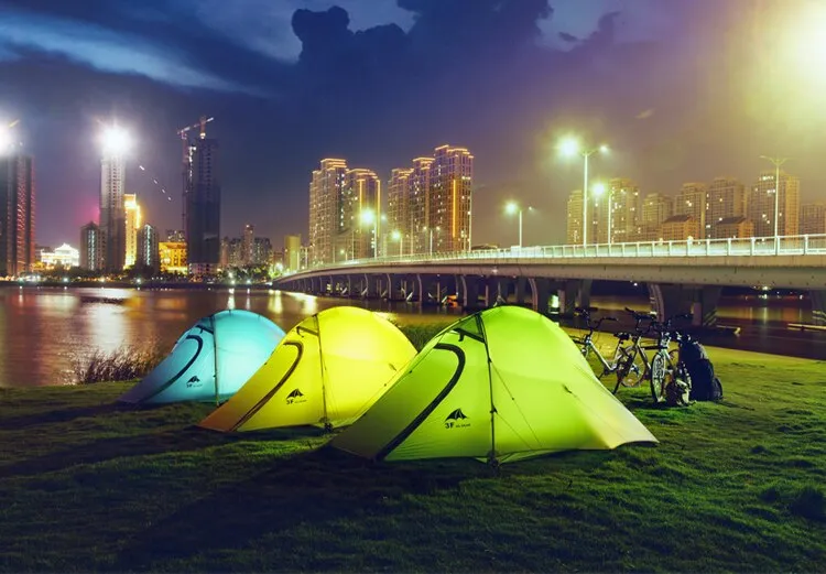 ZhengTu 2 Ultralight 15D Coated Silicon 3 or 4 Season Camping Tent 2 Person